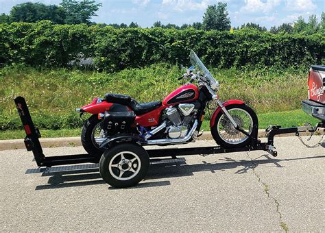 Stinger Folding Trailer XL 112 – Single Motorcycle Trailer.